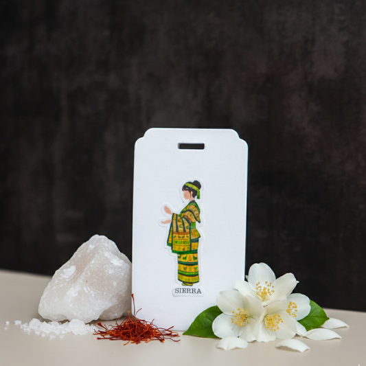 "SIERRA" Car Fragrance | Saffron, Jasmine, Sea Salt & Fig